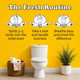Basin & Bliss Before You Go Toilet Spray – Citrus Scent, 3 Pack, 1 fl oz Each