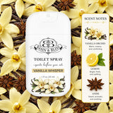 Basin & Bliss Toilet Spray, Spritz Before You Sit, Travel Size, 1 fl oz, 6 Pack, Assorted Scents
