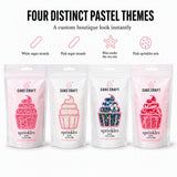 Cake Craft Pastel Sprinkles Collection 4-Pack 100g Each
