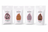 Cake Craft Gold & Silver Sprinkles 4 Pack – Metallic Gold Mix & Sugar Pearls Cake Decorating Set, 400g