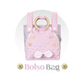 DeCuevas Toys Sophie Twin Doll Stroller – Foldable Double Doll Pushchair with Adjustable Handlebar - Pink
