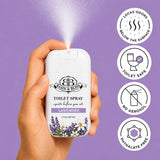 Basin & Bliss Before You Go Toilet Spray – Lavender Scent, 3 Pack, 1 fl oz Each