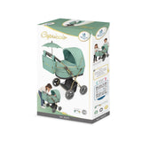 Capriccio Doll Pram with Matching Parasol – Foldable Doll Stroller - Green