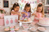 Cake Craft Pastel sprinkles Set, 3 Pack Edible Cake Decoration, Pink & White Sugar Strands with pink sprinkle mix