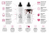 Cake Craft 2 Pack Vanilla & Chocolate Cake Drip, Edible Drip Icing Drizzle Frosting Mix for Decorating Cookies, Cupcakes, Donuts, Cakes, Dessert Decor, Heat and Ready to Use, 4 Ounce