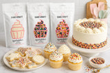 Cake Craft Rainbow Sprinkles2 Pack100g per pack, 1 Pack of 500g of sprinkles, Greate Baking product, A rainbow theme mix