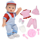 Gift Boutique 12 Inch Realistic Baby Doll – Newborn Doll with Pink Clothes, Diaper, Baby Bottle & Feeding Accessories