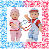 Gift Boutique 12 Inch Realistic Baby Doll – Newborn Doll with Pink Clothes, Diaper, Baby Bottle & Feeding Accessories