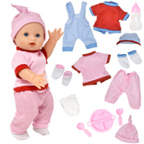 Gift Boutique 12 Inch Realistic Baby Doll – Newborn Doll with Pink Clothes, Diaper, Baby Bottle & Feeding Accessories