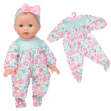 Dolls To Play Soft Body Baby Doll, 14 Inch Doll with Clothes Set and Accessories - Blue