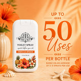 Basin & Bliss Before You Go Toilet Spray – Hibiscus Breeze Scent, 3 Pack, 1 fl oz Each