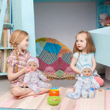 Soft Body Twin Baby Dolls 12-Inch Boy & Girl Doll Set with Pacifier – Gift Box