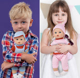 Gift Boutique 12 Inch Realistic Baby Doll – Newborn Doll with Pink Clothes, Diaper, Baby Bottle & Feeding Accessories