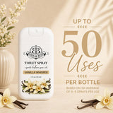 Basin & Bliss Before You Go Toilet Spray – Vanilla Whisper Scent, 3 Pack, 1 fl oz Each