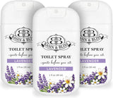 Basin & Bliss Before You Go Toilet Spray – Lavender Scent, 3 Pack, 1 fl oz Each