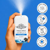 Basin & Bliss Before You Go Toilet Spray – Ocean Mist Scent, 3 Pack, 1 fl oz Each