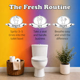 Basin & Bliss Toilet Spray, Spritz Before You Sit, Travel Size, 1 fl oz, 6 Pack, Assorted Scents